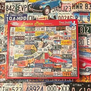 White Mountain License Plates Jigsaw Puzzle